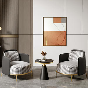 JXT Département des ventes négocie canapé bureau luxe affaires unique chaise arrière hôtel loisirs mille oiseaux grille canapé chaise - Product Image 4