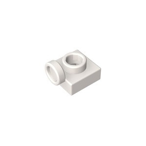 Bloc de construction compatible GDS-2201 1x1 avec points sur le côté, en plastique ABS rouge, pour enfants, jouet de construction DIY unisexe - Product Image 4