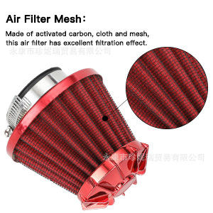 Hyq214 38mm Retrofit Air <b>Filter</b> For Atv Gy6 Scooter Motorcycle Blue Mushroom Style - Product Image 5