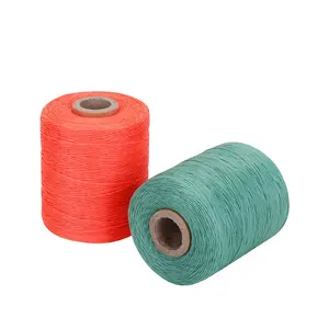 Eco-friendly Factory Supply 150d/16 0.8mm Waxed Polyester Hand Stitching Sew Thread For Leather