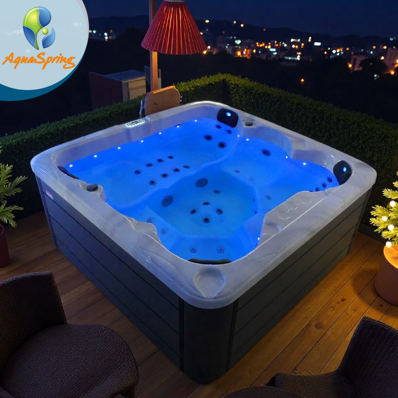 Manufacturer Acrylic Massage Bathtub Spa Hot