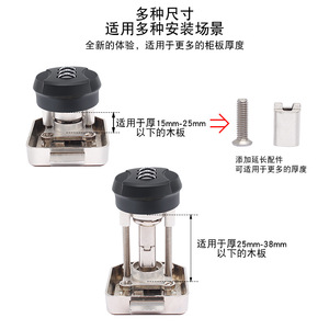 Jin Aoding Furniture Lock Zinc Alloy Combination Drawer Lock Modern Simple <b>Office</b> Desk Cabinet Security <b>Locker</b> Universal Lock - Product Image 4