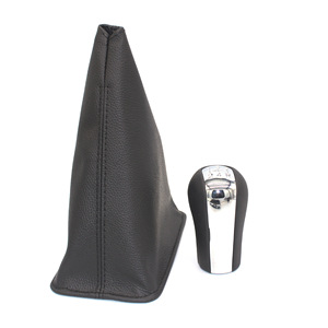 Toyota Corolla Gear <b>Shift</b> <b>Knob</b> Cover Black Pu Leather Dustproof Replacement Individual Fitment - Product Image 1