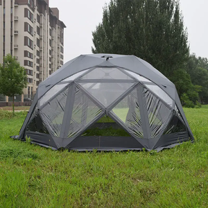 <span class=keywords><strong>Tente</strong></span> de camping familiale en toile octogonale pour l'extérieur, quatre saisons, 6 à 8 personnes, épaisse, imperméable, double couche, pour hôtel - Product Image 4