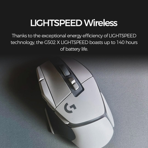 เมาส์เกมมิ่งไร้สาย Logitech G502 X Lightspeed พร้อมระบบชาร์จไฟ ปุ่มปรับแต่งได้ แบตเตอรี่ใช้งานได้ยาวนาน สำหรับพีซีและสำนักงาน - Product Image 6