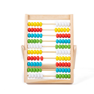 กรอบการคำนวณไม้เด็กโรงเรียนคณิตศาสตร์10 Abacus กรอบการคำนวณลูกคิดช่วยสอนคณิตศาสตร์การศึกษาในช่วงต้น - Product Image 1