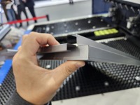 Machine de pliage de tôles pour portes et armoires en aluminium, entièrement automatique, à aspiration, 1m, avec moteur servo