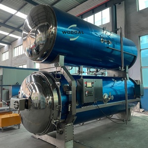 เครื่องฆ่าเชื้อแบบหมุนฉีดน้ำและแช่น้ำสำหรับนมข้นหวาน หม้อนึ่งฆ่าเชื้ออัตโนมัติขนาดใหญ่สำหรับอาหาร<span class=keywords><strong>กระป๋อง</strong></span> - Product Image 5