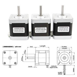 ขายร้อน Nema 17 Stepper มอเตอร์48มิลลิเมตร17hs4401 <span class=keywords><strong>42byg</strong></span> Nema17มอเตอร์สำหรับ3D เครื่องพิมพ์ CNC หุ่นยนต์ - Product Image 4