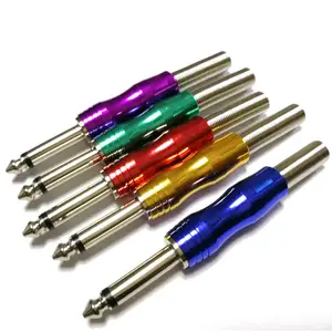 Colored 6.35mm 1/4" Mono audio plug