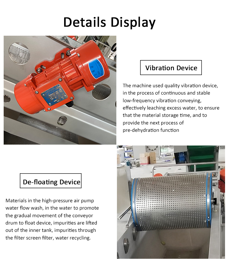 SUS 304 Stainless Steel Industrial Vegetable Washer Machine with 600KG Weight