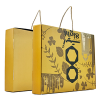 Boîte-cadeau de qualité supérieure avec logo personnalisé Boîte d'emballage de luxe magnétique avec poignée en papier de carton pour sweat à capuche chaussures vêtements