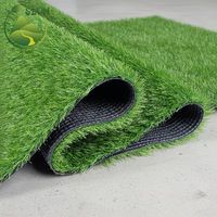 Gazon artificiel synthétique en rouleau pour aménagement extérieur, tapis vert olive pour extérieur