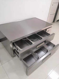 <span class=keywords><strong>Réfrigérateur</strong></span> de base <span class=keywords><strong>sous</strong></span> comptoir commercial pour salades, type <span class=keywords><strong>tiroir</strong></span>, pour usine et restaurant - Product Image 6