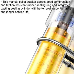 סין מחיר טוב <span class=keywords><strong>lifter</strong></span> מכונת stacker 2m 2.5 מ '3m הרמת גובה ידני הידראולי stacker - Product Image 3