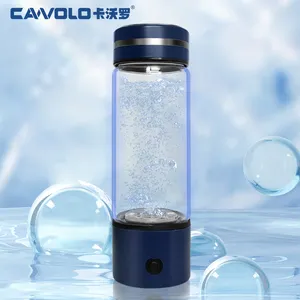 زجاجة مياه هيدروجين مولد SPE PEM تكنولوجيا زجاج كوب ماء هيدروجين 330 مللي ماء هيدروجين تحلل سريع
