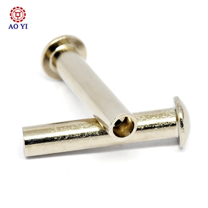 Rivets tubulaires creux en acier nickelé à tête <span class=keywords><strong>parapluie</strong></span>, approvisionnement direct usine - Product Image 1