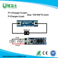 Carte de protection LWS BMS 1S 3.7V 10A pour batterie Li-ion 18650 avec NTC
