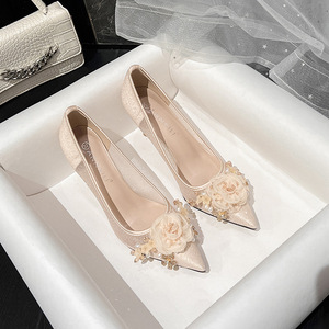 Nuevas Sandalias de Verano para Mujer, Zapatos de Tacón Alto con Pedrería Brillante y Malla, Calzado Elegante con Punta en Pico para Fiesta - Product Image 5