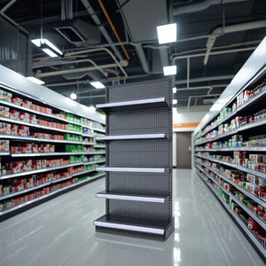 Estantería Metálica de Una Cara para Supermercados, Exhibición de Productos para Tiendas de Conveniencia, Góndola para Supermercados - Product Image 2