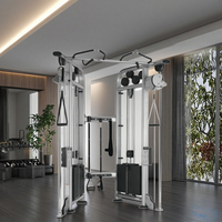 Appareil de gymnastique station multifonction Équipement de fitness Exercice Double câble de poulie réglable Machine d'entraînement multifonctionnelle