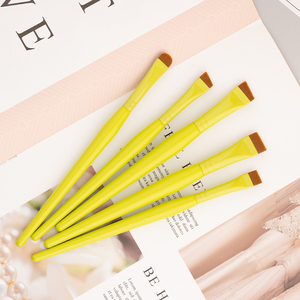 Private Label Extra Thin Flat Angled Eyebrow <strong>Eyeliner</strong> Concealer Makeup <strong>Brush</strong> <strong>for</strong> Eye - Product Image 6