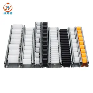 China Aluminum Pallet Roller Track Placon 4m White Yellow ESD Black Plastic Wheel 2045D For Transportation System And So On