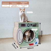 Machine à laver Offre Spéciale maison en forme de chat Scratcher ondulé personnalisé en forme de chat Scratcher House