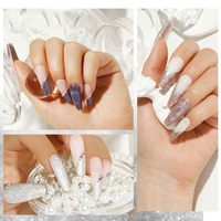 Vernis à ongles UV/LED en forme de coquille œil de chat, 6 couleurs, 9D, pour Salon de maison, DIY, 15ml