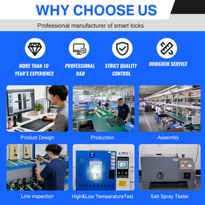 Serrure de porte intelligente sans fil Wifi électronique pour hôtel avec contrôle Tuya, zone de <span class=keywords><strong>carte</strong></span> à glissière et poignée - Product Image 5