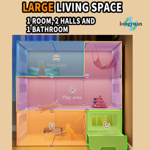 הטוב ביותר, חתול גדול מודרני מקורה מסתיר בית קן עם עיצוב רב תכליתי - Product Image 4