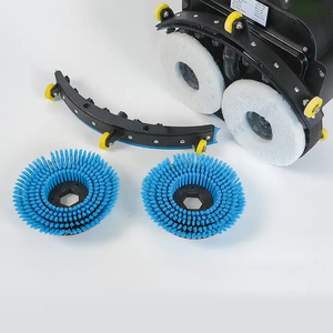 Nettoyeur de sols automatique à pousser CleanHorse K3, 36V sans fil, machine de nettoyage de sols à conducteur marchant derrière, brosse double 430mm, 1200 ㎡ /h - Product Image 4