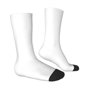 Customizable 100% Polyester Mid-Calf <b>Socks</b> with Digital Print Logo on Cuff-OEM Service - Product Image 4