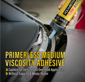 300ml tek bileşenli siyah poliüretan dolgu macunu, hızlı sertleşen poliüretan otomotiv cam dolgu macunu - Product Image 5