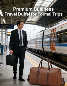 Borsa da Viaggio in Pelle Premium OEM, Borsone Lussuoso per Pernottamento, Spaziosa Borsa Weekend per Affari con Tasche Sicure, Vendita all'Ingrosso - Product Image 2