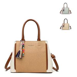 Bolso de Mano de Hombro Portátil de Cuero PU para Mujer, de Lujo, Gran Capacidad, Personalizado, Nuevo, a la Moda, con Cierre de Cremallera, Venta al por Mayor de Fábrica - Product Image 1