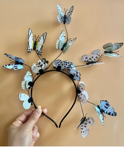 Serre-tête LED DAMAI en plastique à piles, motif floral, pour Halloween, festivals, fêtes, spectacle ou chapeau haut-de-forme - Product Image 6