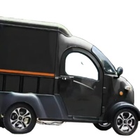 Camion de livraison de marchandises de voiture électrique à 4 roues le moins cher d'usine chinoise à vendre scooter de mobilité fermé