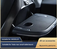 Pour l'accessoire de protection pliable arrière pour le tableau de bord de la Tesla Model 3/Y, petite table utilisée dans l'intérieur des voitures.