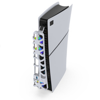 Ventilateur de refroidissement DOBE PS5 Slim avec lumières RGB, refroidisseur externe USB à clipser pour accessoires Playstation 5 Slim