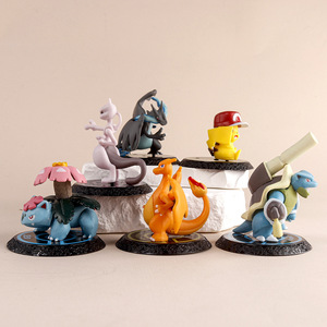 Figurine de monstre de <span class=keywords><strong>dessin</strong></span> <span class=keywords><strong>animé</strong></span> style Q, boîte mystère et Gashapon, statue de créature fantastique mignonne, jouet de décoration de bureau - Product Image 3