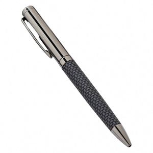 High Quality Custom Custom Logo Metal Leather Ballpoint <b>Pen</b> Blue/Black Ink-Perfect Business Office Gift Advertising <b>Pen</b> - Product Image 6