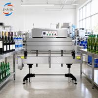 Tunnel de rétrécissement de thermoscellage de vente chaude/machine d'emballage de bouteilles/tunnel de vapeur de manchon rétractable étiqueteuse semi-automatique 0-10 m/min