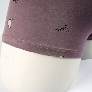 Venta al por mayor de ropa interior de los hombres de alta calidad de punto de tela suave conejo Paloma de cintura media bóxer transpirable - Product Image 4