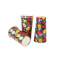 Gobelets en papier jetables à paroi simple, économiques et en gros, 8oz 12oz 16oz, conformes aux normes alimentaires pour la restauration, la maison et les services de traiteur