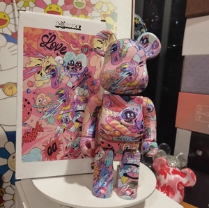 ชุดระบายสี DIY ตุ๊กตาหมีเปล่าสีขาว Bear Bricks 400% ขนาด 28 ซม. ของเล่น <span class=keywords><strong>Kwa</strong></span> สำหรับเด็ก ตกแต่งบ้าน - Product Image 6