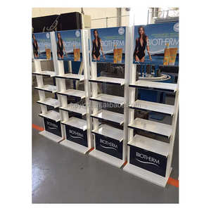 Moderner kunden spezifischer Eisen-Make-up-Ständer Hochwertiger flacher dekorativer Einzelhandel geschäft Ausstellungs regale Factory Direct Promotional Cosmetic - Product Image 2