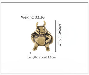 装饰工艺品瓢虫黄铜摆件昆虫玩具装饰厂家批发 - Product Image 2