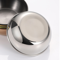Gobelets individuels pour condiments en acier inoxydable de qualité commerciale, fabriqués directement en usine, bols à sauce individuels, gobelets à sauce pour tremper