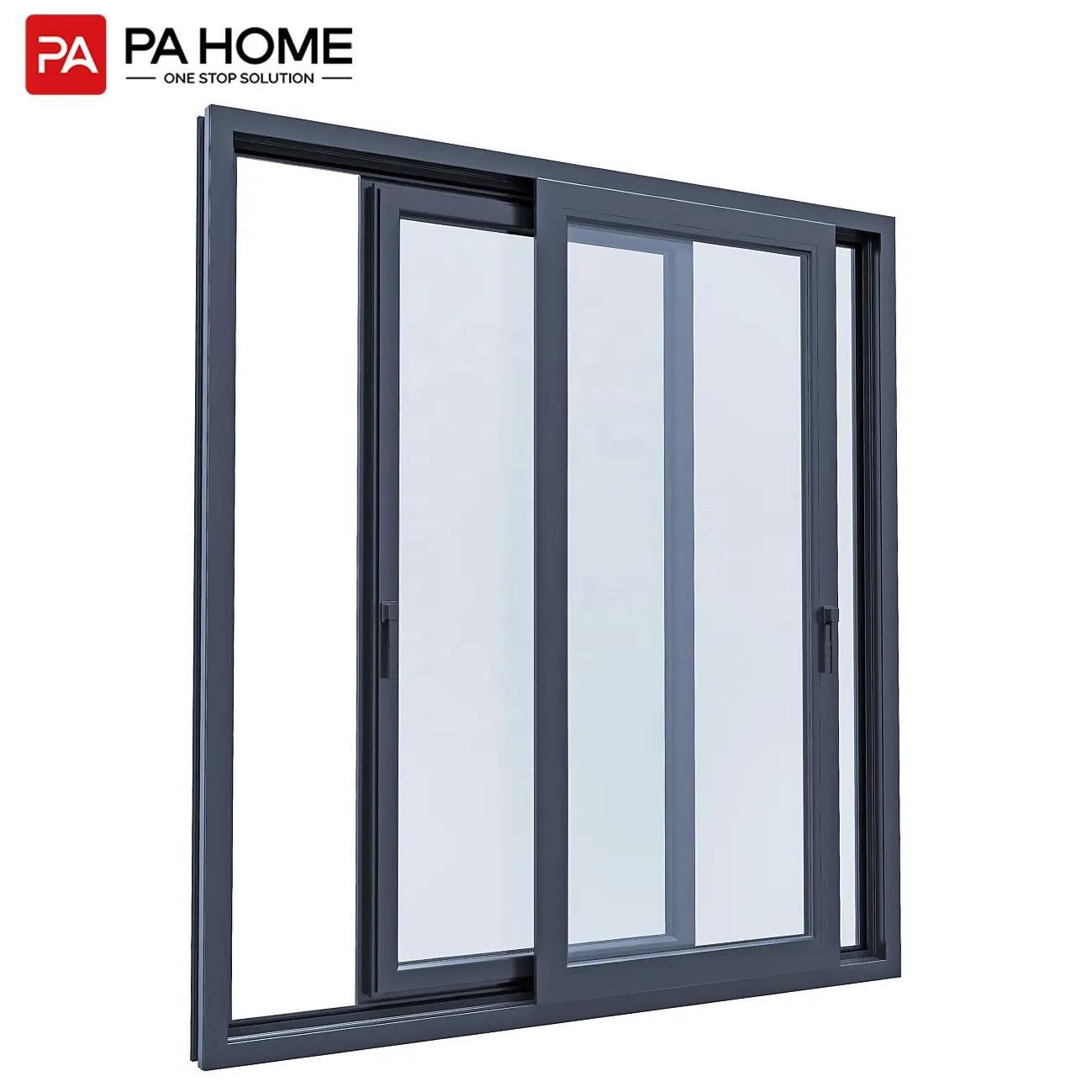 PA commercial tempered glass residential window grill design slide windows